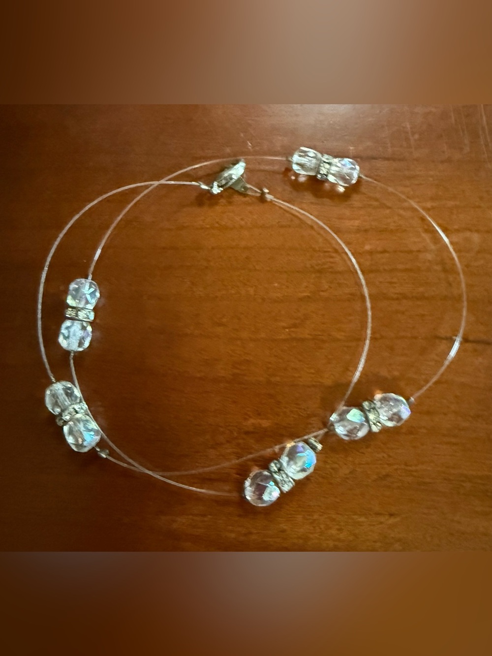 Dainty Crystal Beads Necklace